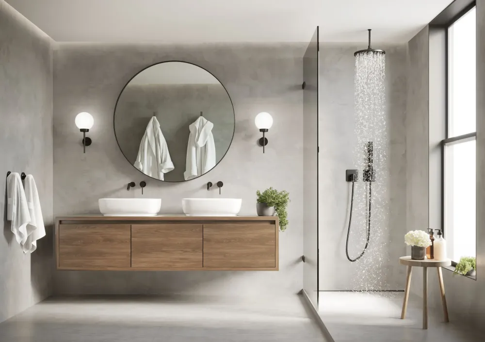 Salle de bain près de Champagné